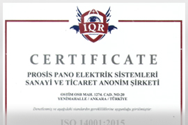 AG Pano ISO14001 Belgesi